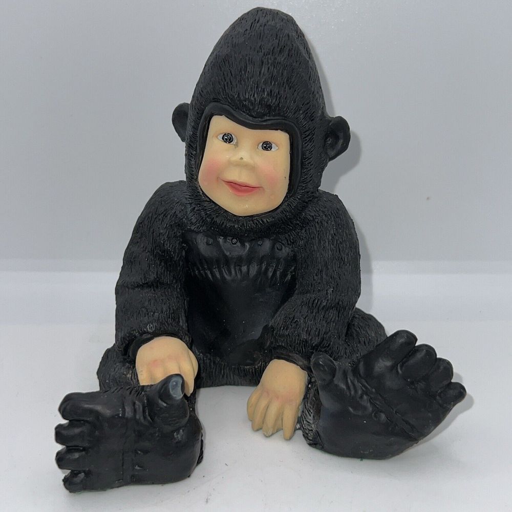 Figurine Baby in a Gorilla Costume 5 Inches Tall